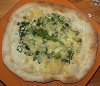 Flammkuchen vegetarisch